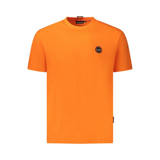 Napapijri Orange Cotton Men T-Shirt - Ginchy