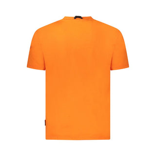 Napapijri Orange Cotton Men T-Shirt - Ginchy