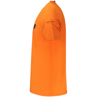 Napapijri Orange Cotton Men T-Shirt - Ginchy