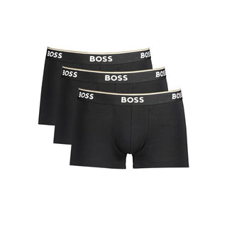 Hugo Boss Black Cotton Men Boxer Underwear Pack - Ginchy