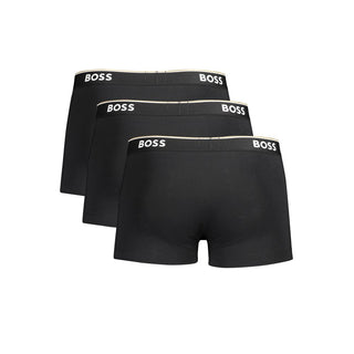 Hugo Boss Black Cotton Men Boxer Underwear Pack - Ginchy