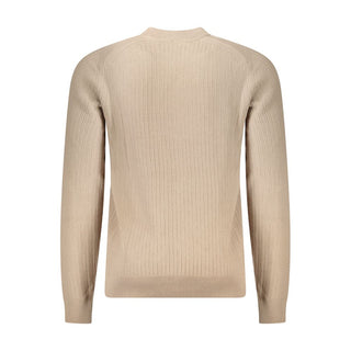 Hugo Boss Beige Cotton Men Sweater - Ginchy