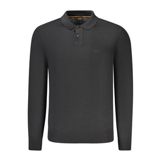 Hugo Boss Black Wool Men Sweater - Ginchy