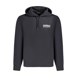 Napapijri Black Cotton Men Sweater - Ginchy