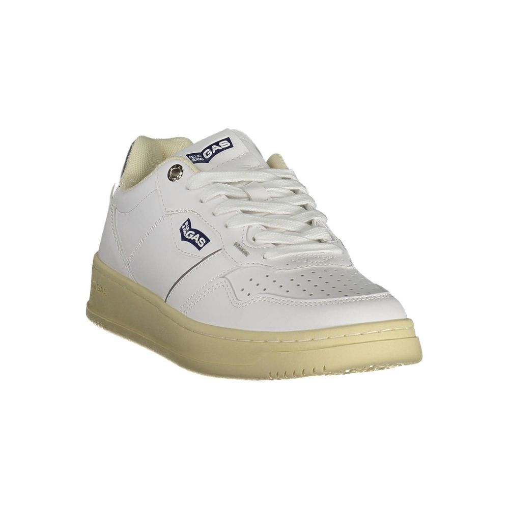 Gas White Artificial Leather Sneaker - Ginchy