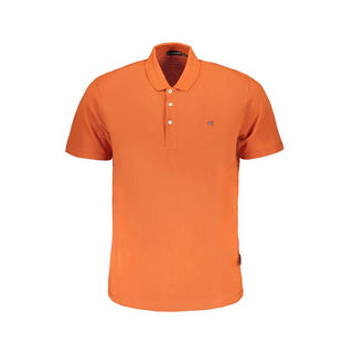 Napapijri Orange Cotton Polo Shirt - Ginchy