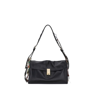 Prada Large Soft Sound Shoulder Bag in Calf Leather