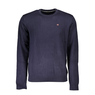 Napapijri Blue Cotton Men Sweater - Ginchy