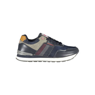 Carrera Sleek Blue Sports Sneakers with Logo Accent - Ginchy