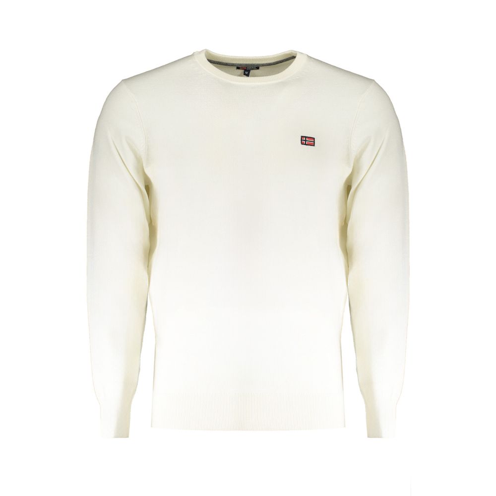 Norway 1963 White Wool Mens Sweater - Ginchy