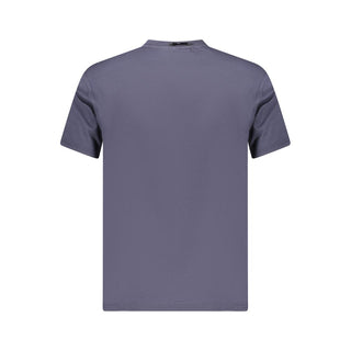 Napapijri Blue Cotton Men T-Shirt - Ginchy
