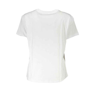 Patrizia Pepe Bianco Organic Cotton Women T-Shirt