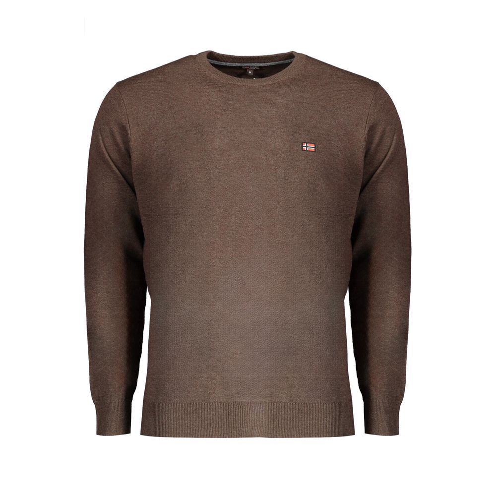 Norway 1963 Brown Wool Men Sweater - Ginchy
