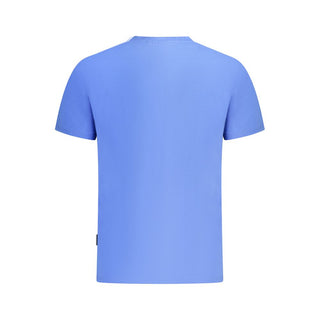 Napapijri Blue Cotton Men T-Shirt - Ginchy