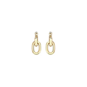 Rabanne Double XL Link Earrings