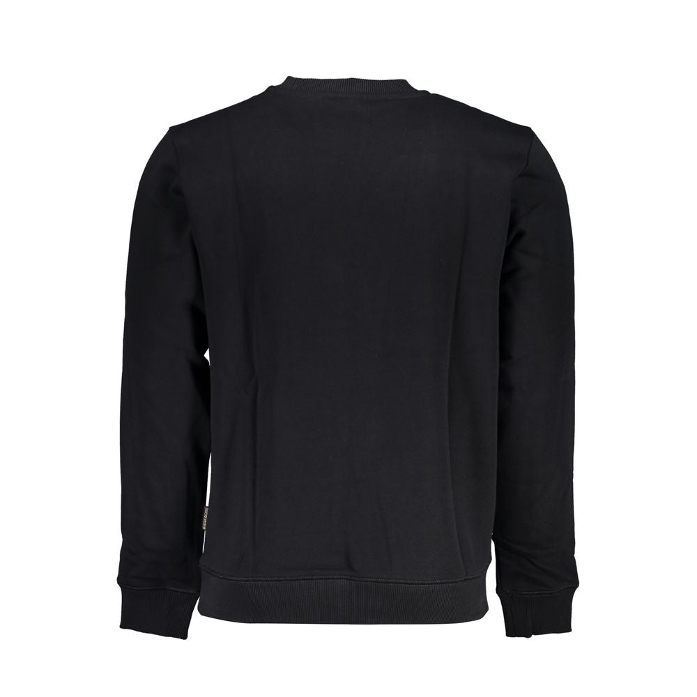 Napapijri Black Cotton Men Sweater - Ginchy