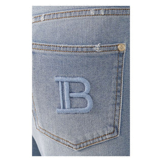 Balmain Blue Cotton Women's Jeans