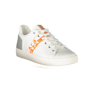 Napapijri White Polyester Sneaker - Ginchy