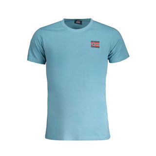 Norway 1963 Light Blue Cotton Men T-Shirt - Ginchy