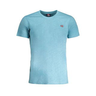Norway 1963 Light Blue Cotton Men T-Shirt - Ginchy