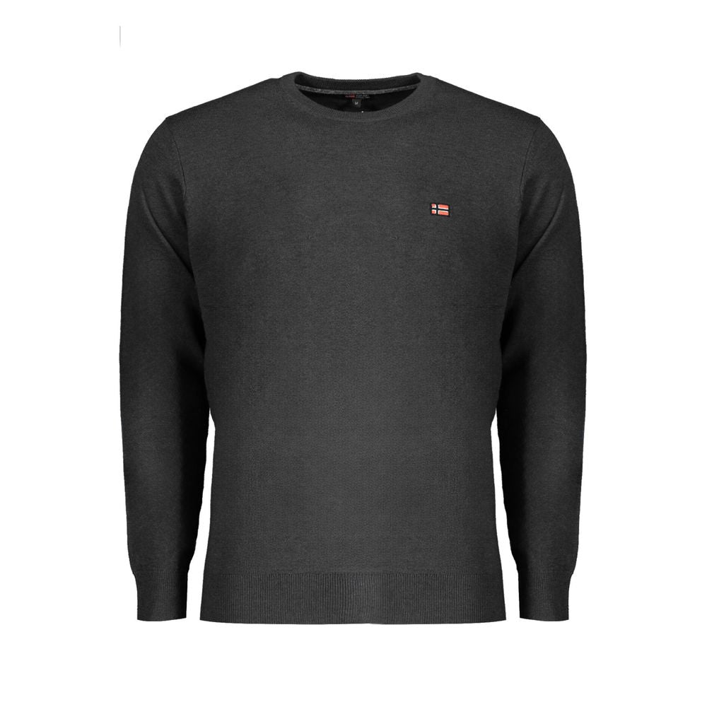 Norway 1963 Black Wool Men Sweater - Ginchy