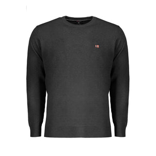 Norway 1963 Black Wool Men Sweater - Ginchy