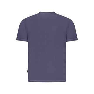 Napapijri Blue Cotton Men T-Shirt - Ginchy