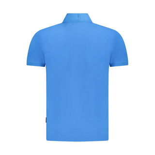 Napapijri Blue Cotton Men Polo Shirt - Ginchy