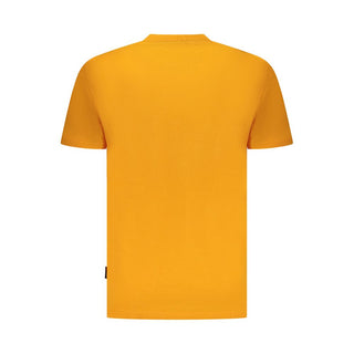 Napapijri Orange Organic Cotton Men T-Shirt - Ginchy