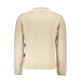 Napapijri Beige Fabric Men Sweater - Ginchy