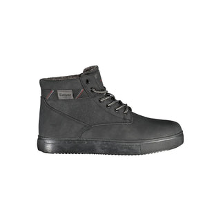 Carrera Chic Black Lace-up Boots with Contrast Details - Ginchy