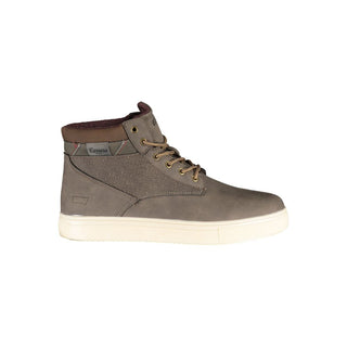 Carrera Chic Brown Lace-up Boots with Contrast Details - Ginchy