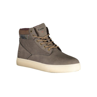 Carrera Chic Brown Lace-up Boots with Contrast Details - Ginchy