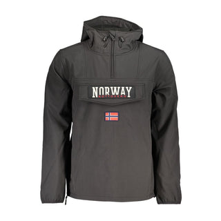 Norway 1963 Sleek Soft Shell Hooded Jacket for Men - Ginchy