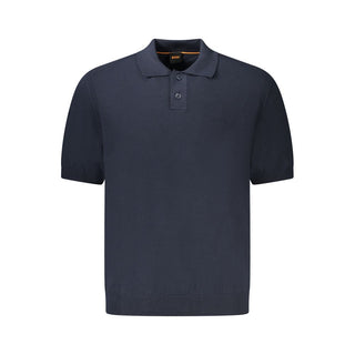 Hugo Boss Blue Cotton Sweater - Ginchy