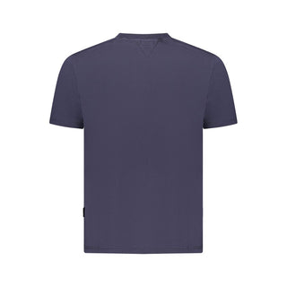 Napapijri Blue Cotton Men T-Shirt - Ginchy