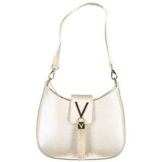 Valentino Bags Silver Polyethylene Handbag with Chain Strap