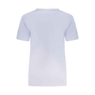 Converse Purple Cotton Women T-Shirt