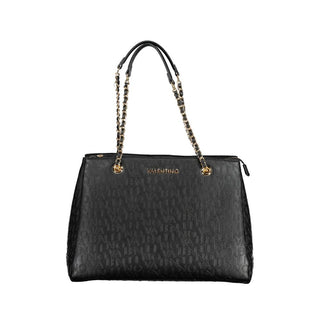 Valentino Bags Black Polyethylene Shoulder Handbag