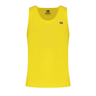 Norway 1963 Yellow Cotton Men Tank Top