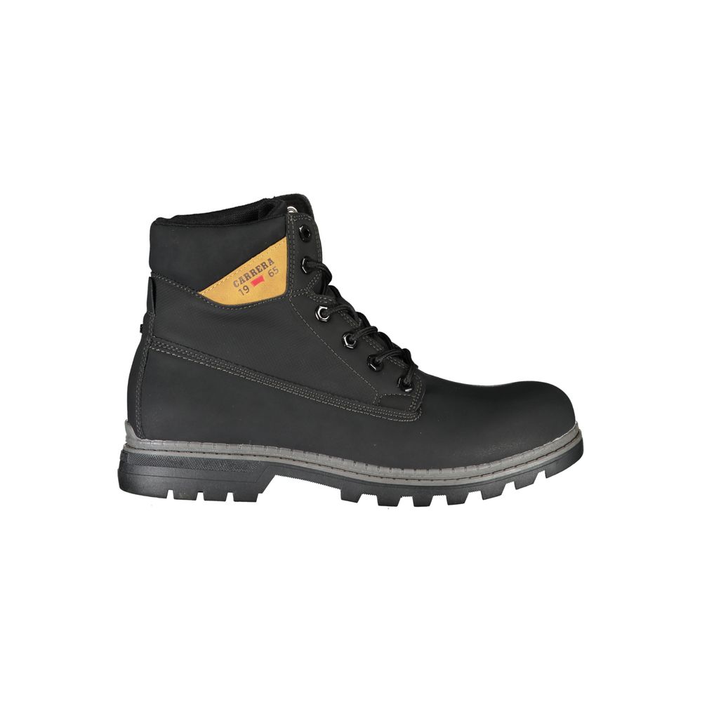 Carrera Sleek Lace-Up Boots with Contrast Details - Ginchy