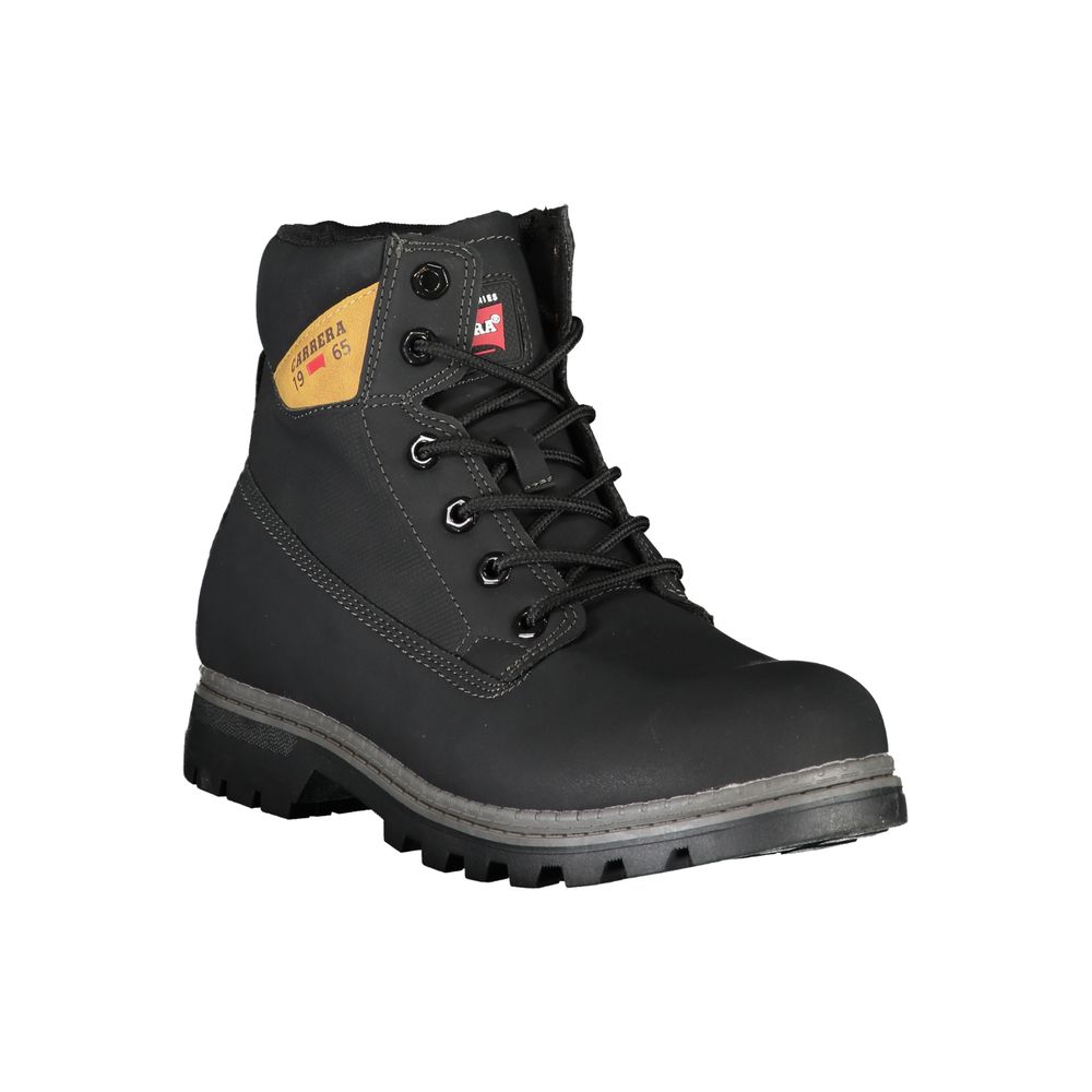 Carrera Sleek Lace-Up Boots with Contrast Details - Ginchy