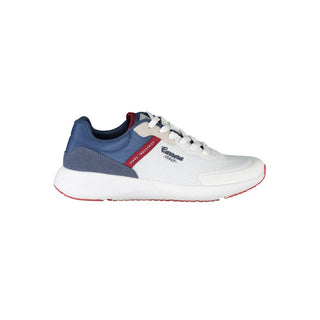 Carrera Sleek White Sports Sneakers with Contrast Accents - Ginchy