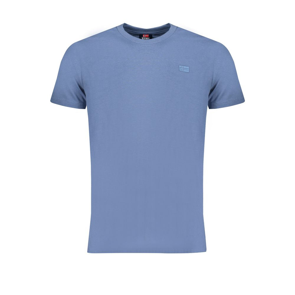 Norway 1963 Blue Cotton T-Shirt - Ginchy