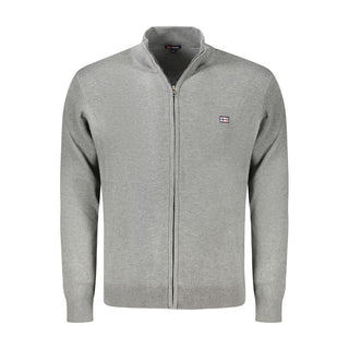 Norway 1963 Brown Polyester Mens Cardigan - Ginchy
