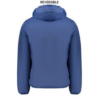 Norway 1963 Blue Polyamide Men's Reversible Jacket - Ginchy