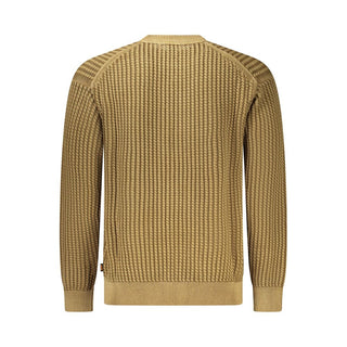 Hugo Boss Brown Cotton Men Sweater - Ginchy