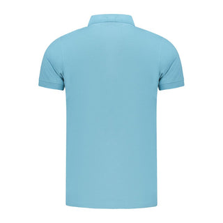 Norway 1963 Light Blue Cotton Men Polo Shirt - Ginchy