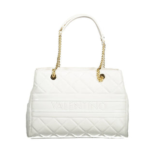 Valentino Bags White Polyethylene Chic Shoulder Handbag