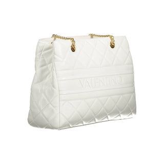 Valentino Bags White Polyethylene Chic Shoulder Handbag